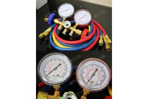 R22 R12 R502 A/C Diagnostic Service Manifold Gauges Set